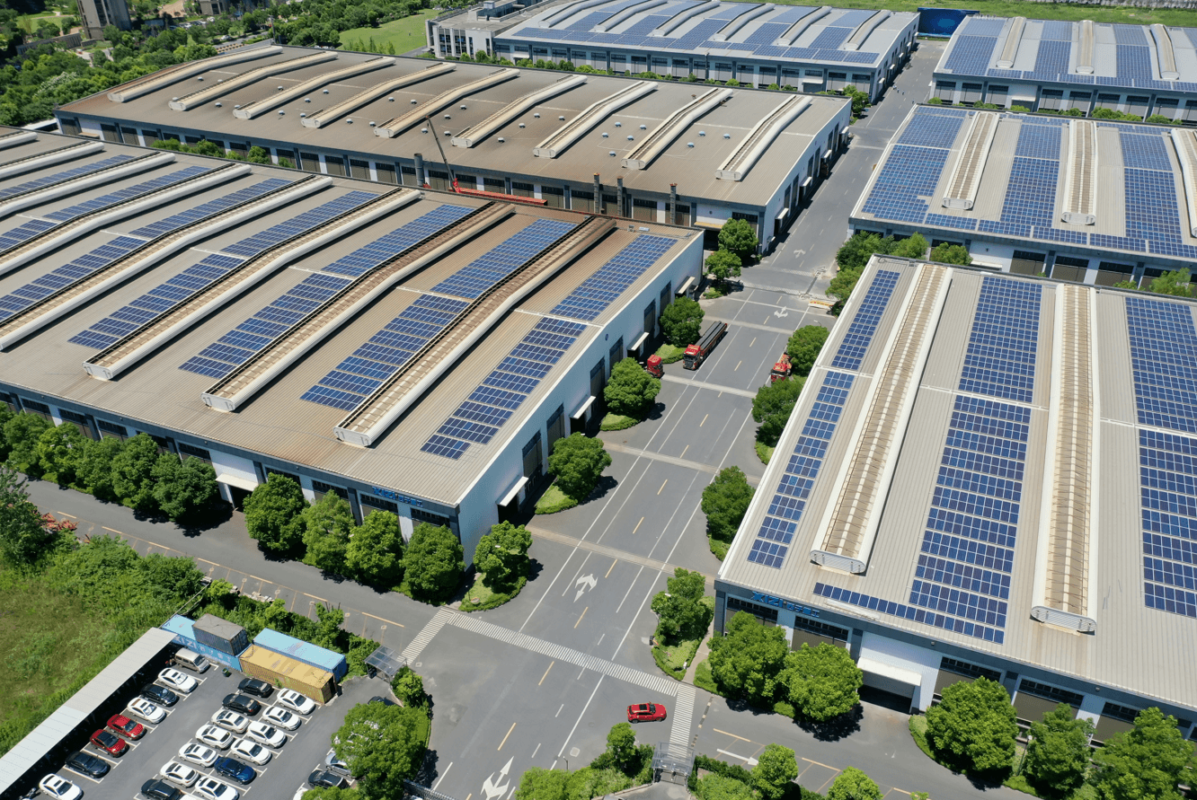 Instalación solar industrial en empresa